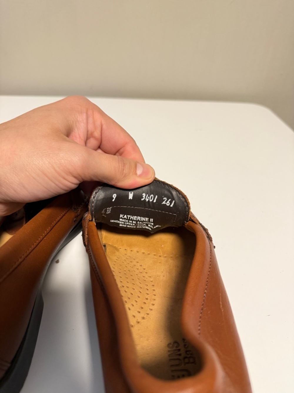 Bass Weejuns Katherine II Brown Leather Penny Loafers US 9 W Preppy Collegiate - Picture 10 of 11